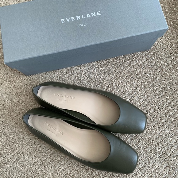 🌟NEW🌟Everlane Square tip flats-BRAND NEW - Picture 1 of 4